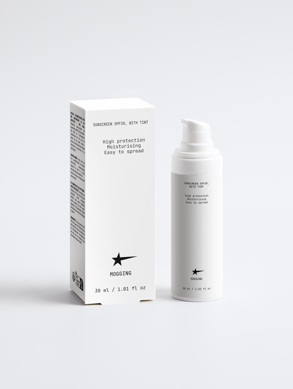 Sunscreen SPF30, with tint