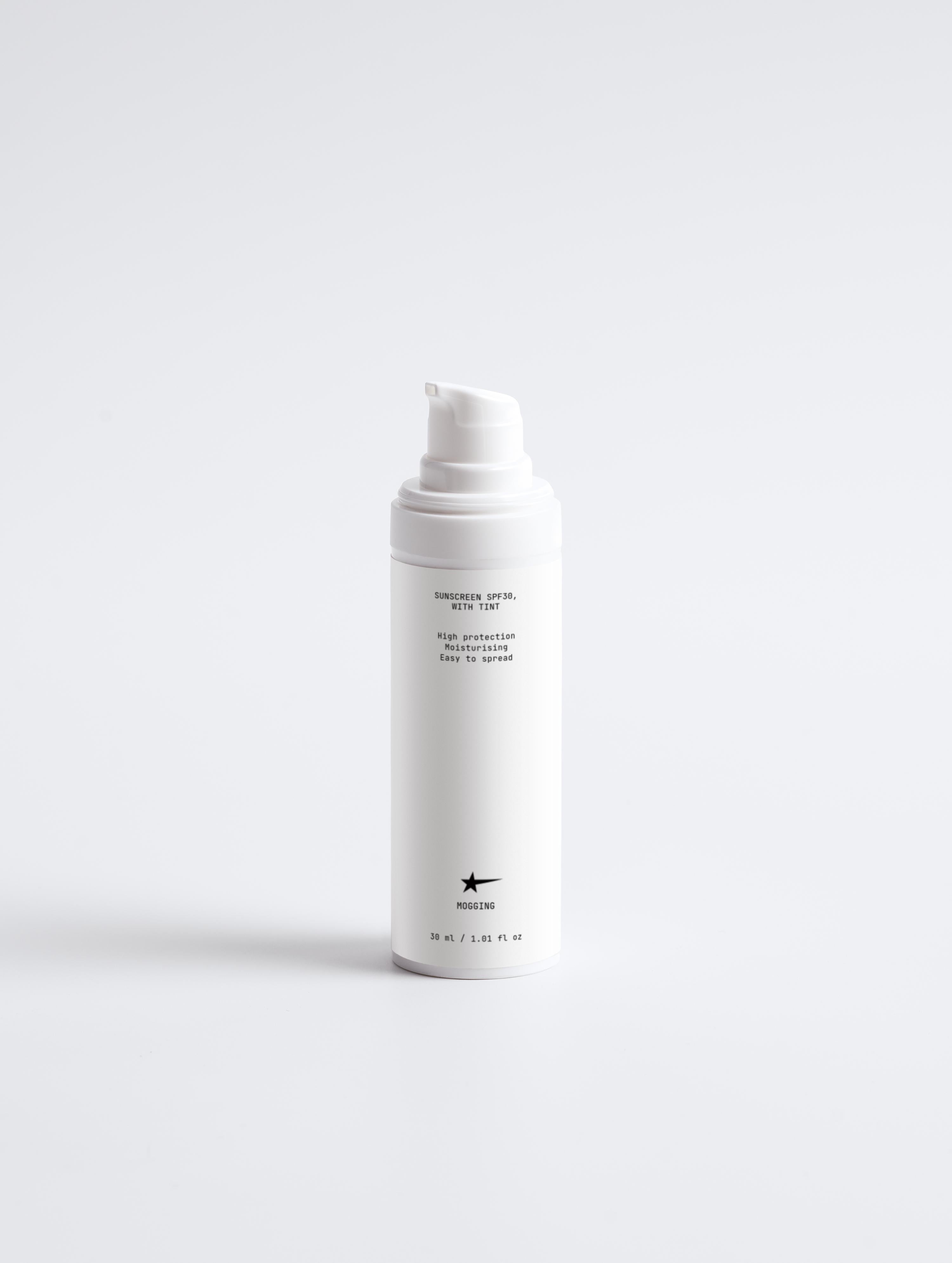 Sunscreen SPF30, with tint